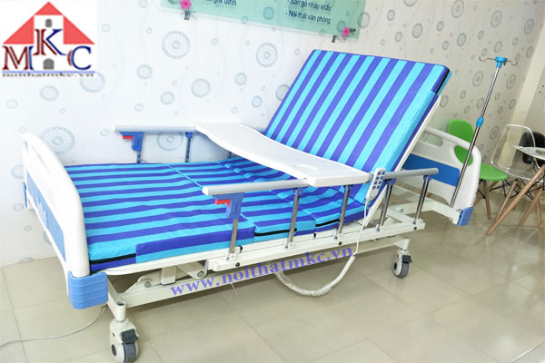 Giường bệnh nhân MKC-Medical 5 tay quay có 11 chức năng tiện lợi